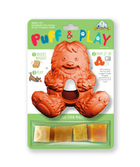 Yeti Dog Chew Puff & Play interactive dog toy shown from the front.