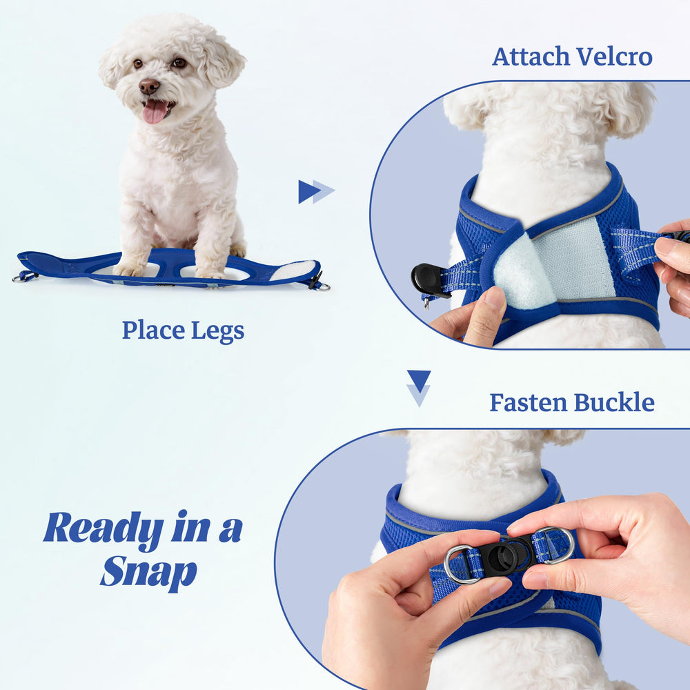 YIMEIS dog harness set with its matching reflective leash.