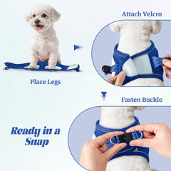 YIMEIS dog harness set with its matching reflective leash.