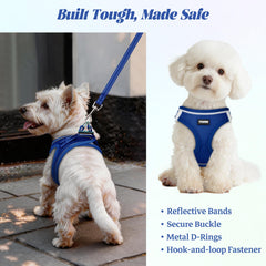 YIMEIS dog harness shown in its step-in vest design.