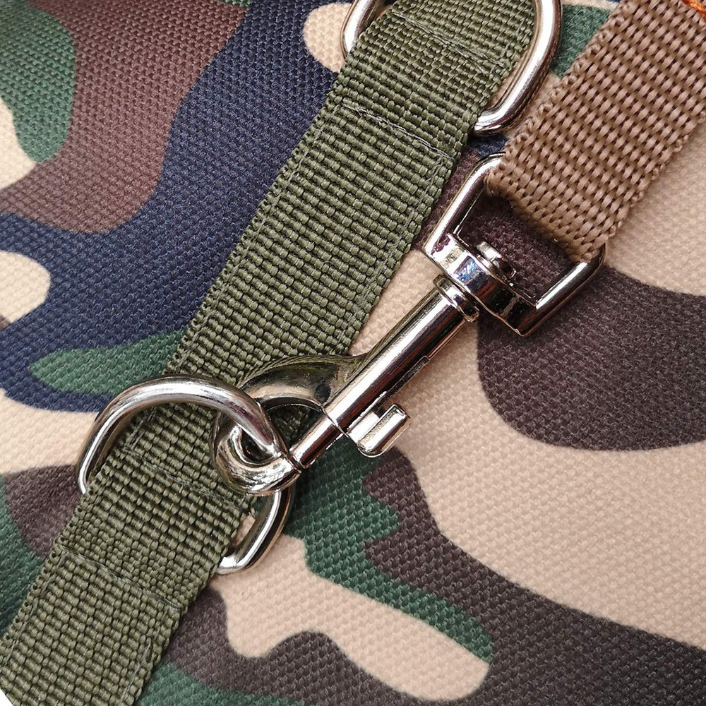 YIZHI MIAOW cat harness and leash set shown from an alternate angle.