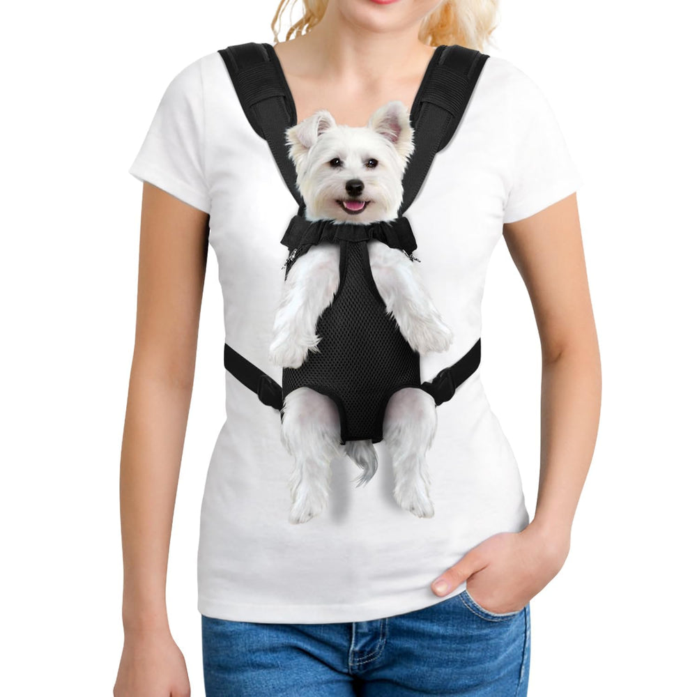 YUDODO pet carrier backpack shown from the front.