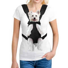 YUDODO pet carrier backpack shown from the front.