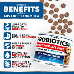 Close-up view of a YUMA'S dog probiotic chew.