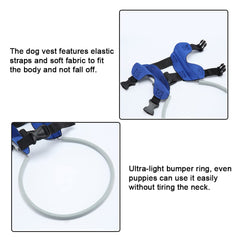 YUXun YX Blind Dog Ring detail showing the double-buckle closure.