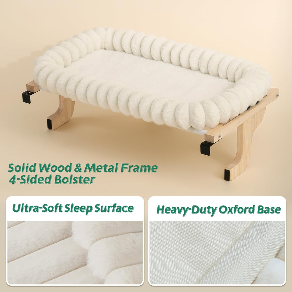 Zakkart SnugCloud Cat Perch large bed shown as a resting space for cats.