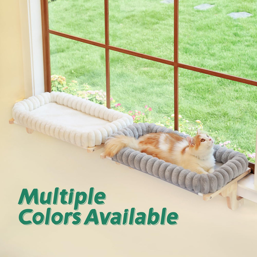 Zakkart SnugCloud Cat Perch positioned at a window as a cat resting and viewing spot.