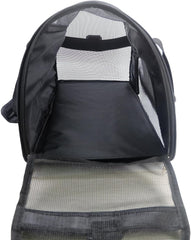 ZaneSun Cat Carrier folded for storage.