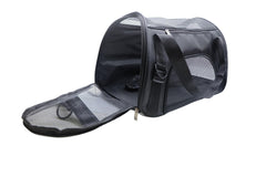 ZaneSun Cat Carrier side pocket for toys or small belongings.