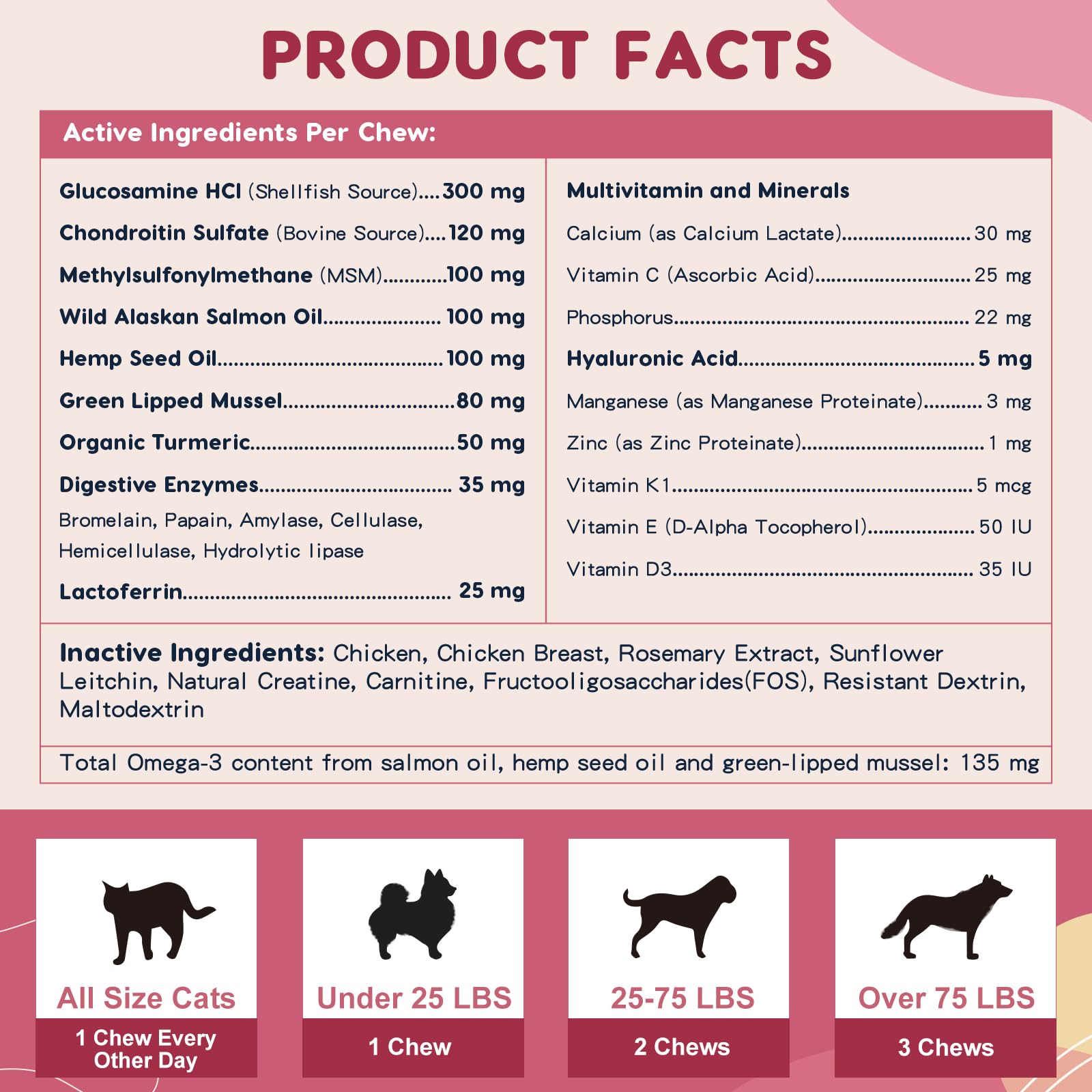 The crunchy freeze-dried texture of a ZEBORA dog glucosamine chew.