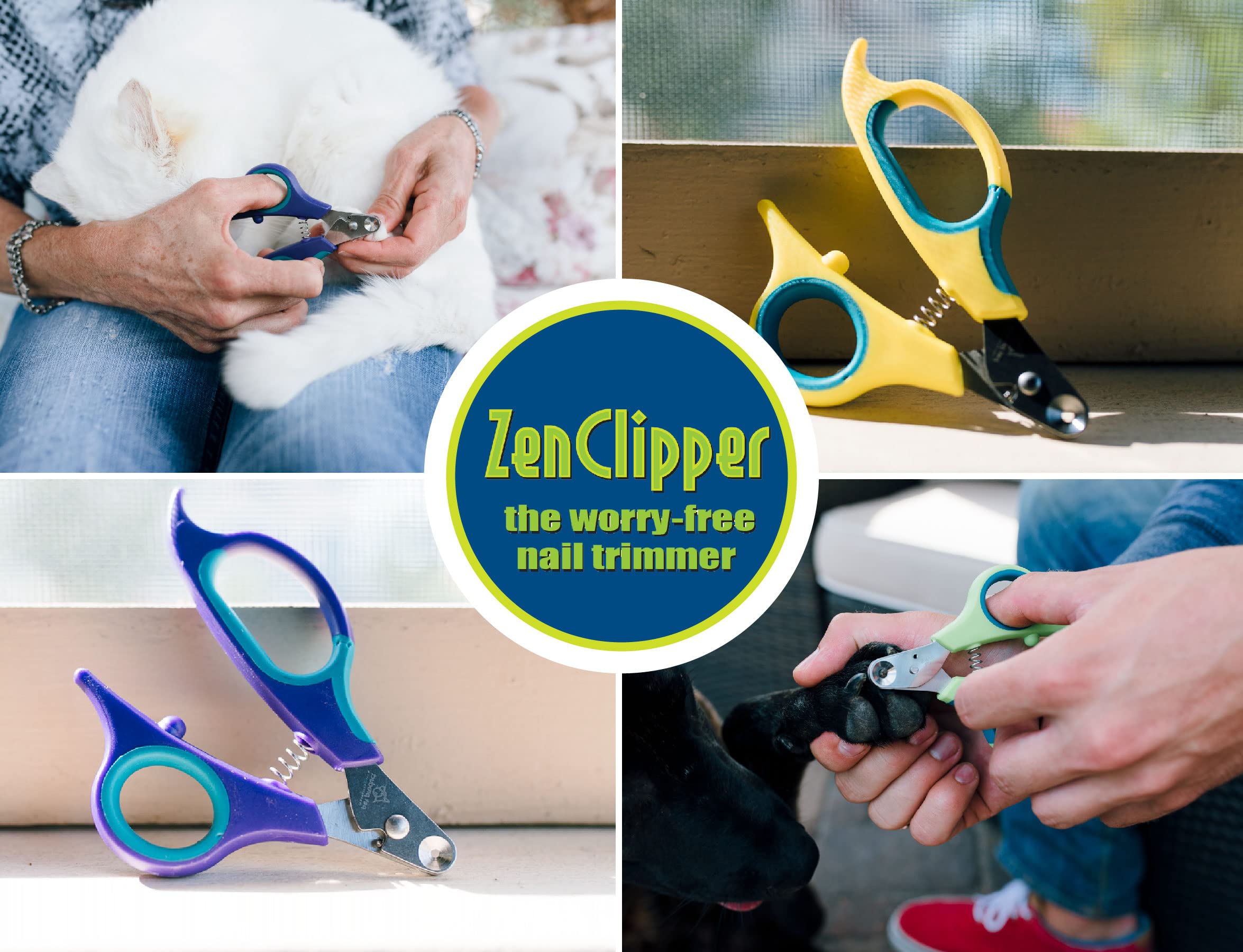 Zen Clipper Cat Nail Clippers shown from a side angle.