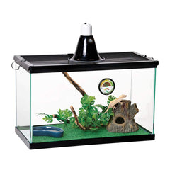 Zilla terrarium liner shown placed inside a terrarium.