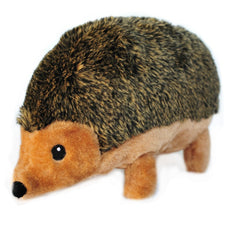 ZippyPaws Hedgehog dog toy shown from the front with its plush hedgehog design.