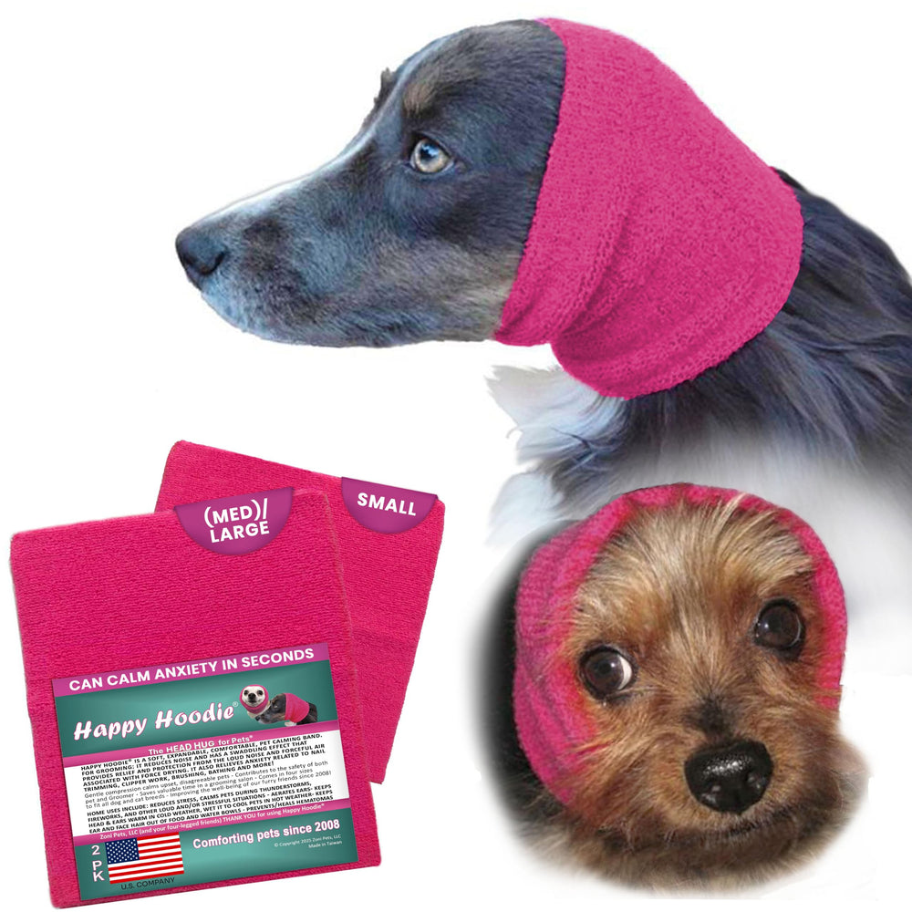 ZONI PETS Happy Hoodie two-band set shown together.