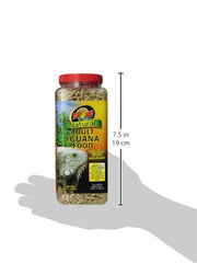 Zoo Med Natural Iguana Food Formula highlighting dandelion greens, yucca and other plants.