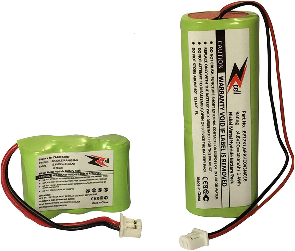 ZZcell Dogtra battery replacement bundle showing the two batteries included.